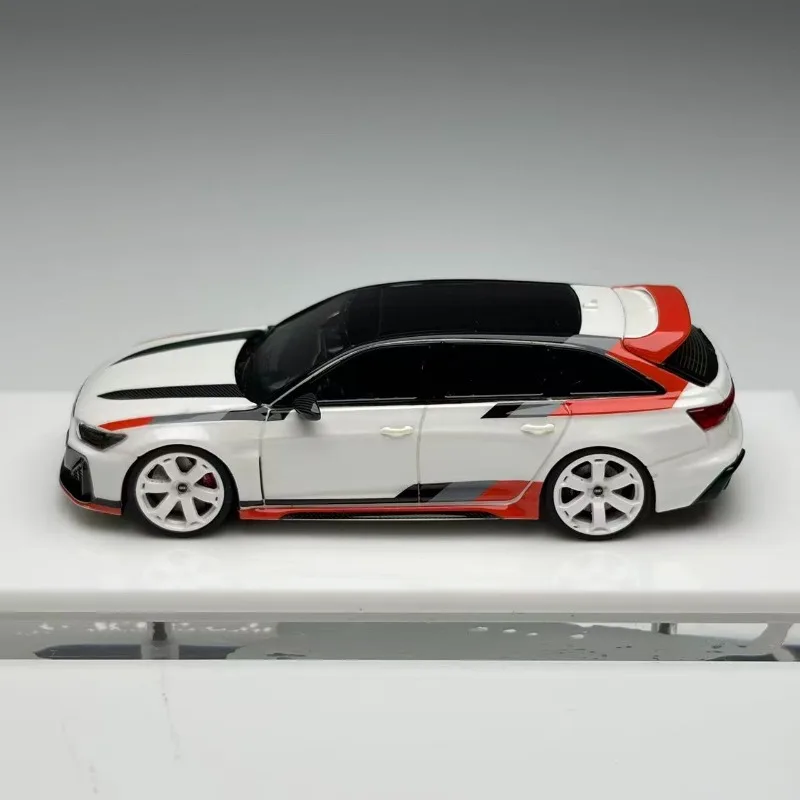 MOTORHELIX MH 1:64 RS6 Avant GT Resin Car Model Car Toy Collection Model Gifts for Men  Christmas Gift Boy's Toy