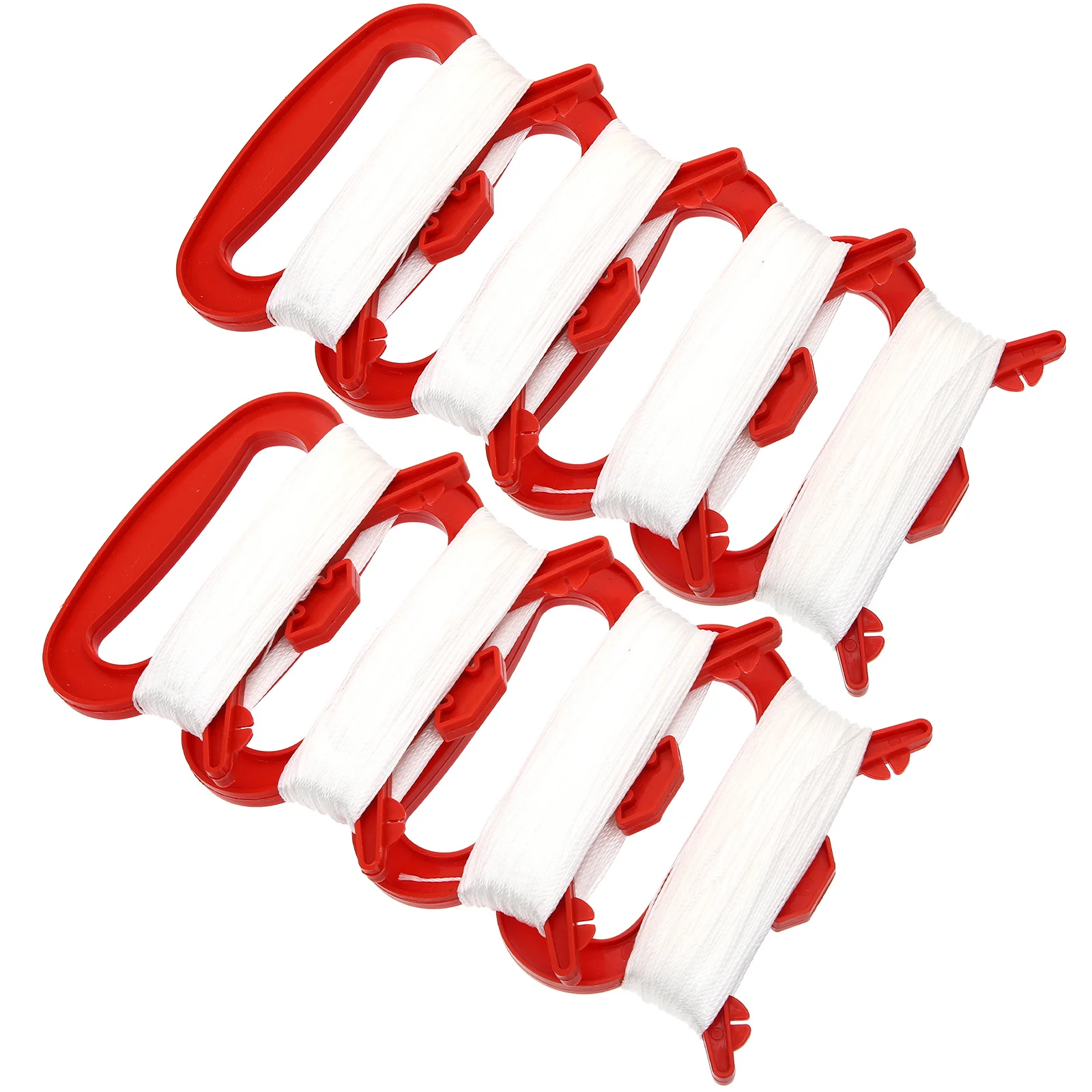 Bobine de cerf-volant portable 8 pièces avec bobine fiable pour débutant et professionnel, enroulement facile, prise confortable, activité de plein air