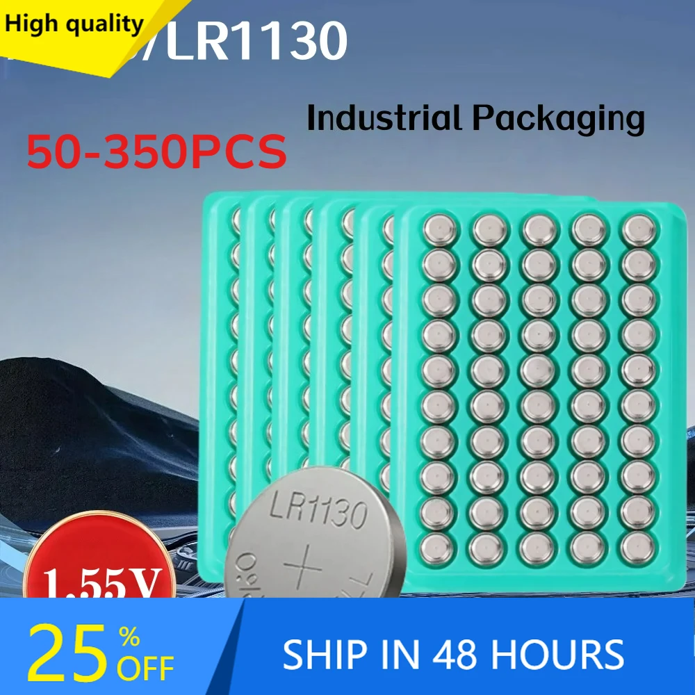 

AG10 LR1130 Batteries 389A LR1130 LR54 L1131 SR1130 1.55v High Capacity Button Cell Coin Battery for Watches Calculators Lasers