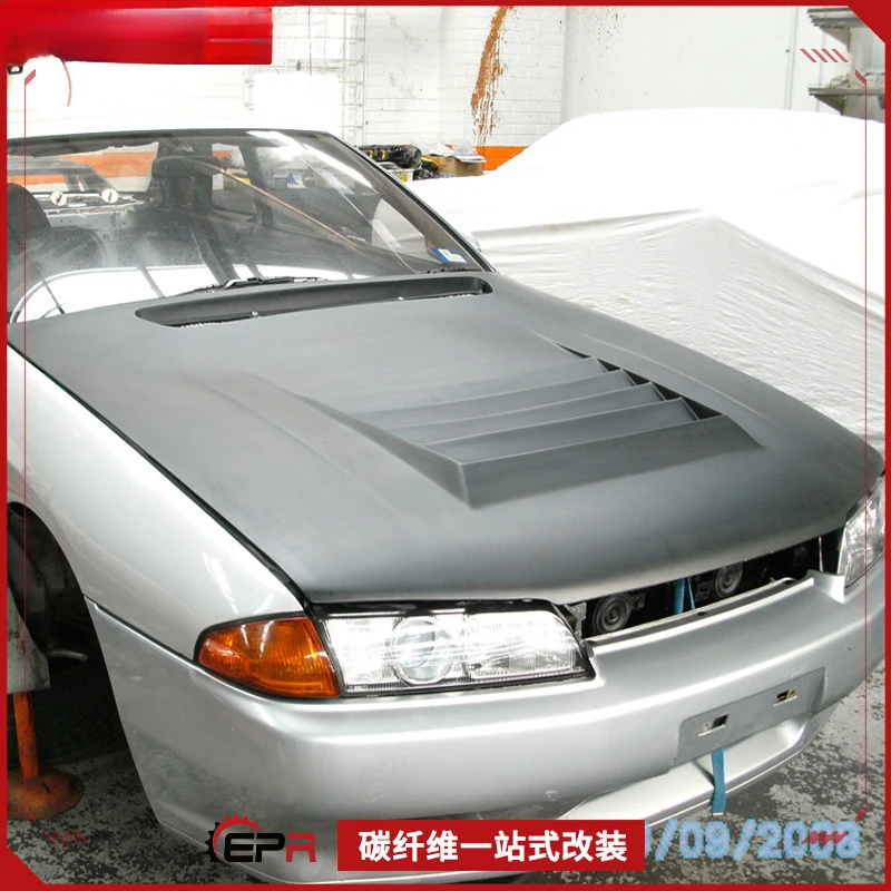 

Передний капот двигателя Nissan Skyline GTR R32 из углеродного волокна DMAX с несколькими отверстиями