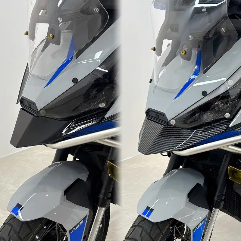 ZONTES 368G Carbon Look Front Fender Beak - close-up view
