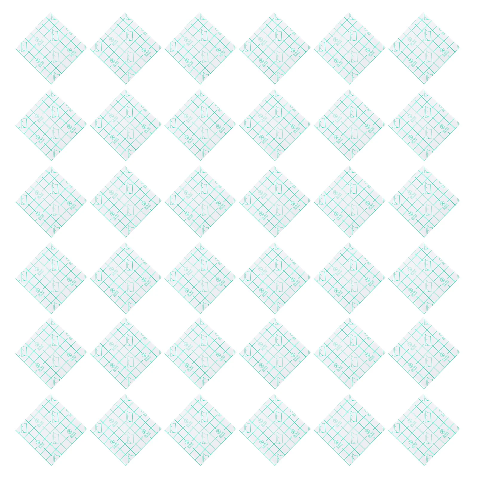 Planche de mélange adhésive, plaque de maquillage pour fond de teint liquide, plateau de couleur des ongles, Palettes à main jetables, outils de beauté, 100 pièces