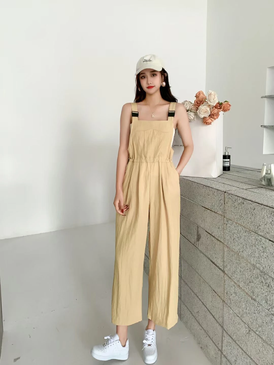 

Gagarich Korean Version Design Sense Niche 2025 New Women Purple Overalls Loose Casual Versatile Pants Jumpsuit Girl