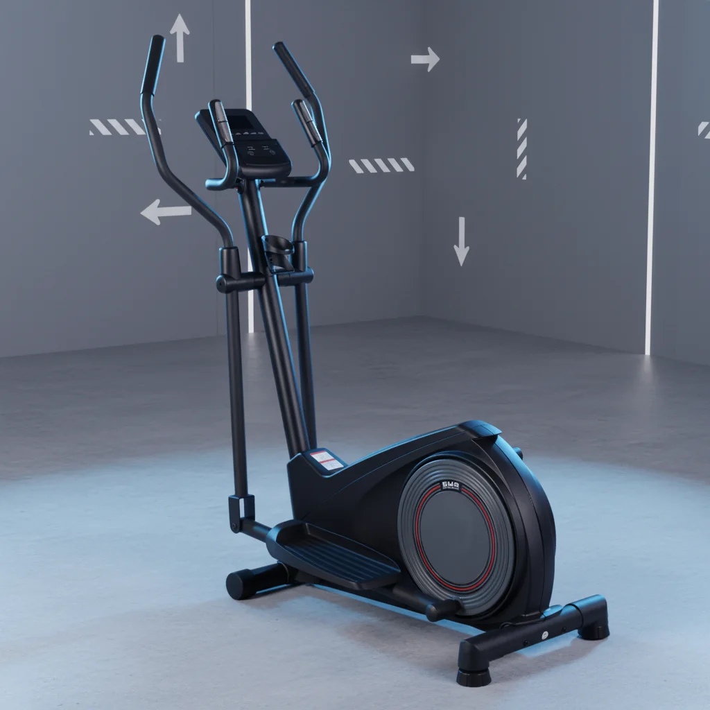 

Factory Price Manual Aerobic Fitness Equipment Home-Use Elliptical Machine with Adjustable Resistance Levels