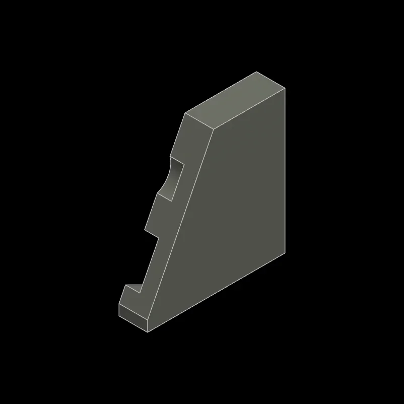 MOC 10PCS พิเศษเรียบแบนปราสาทกระเบื้อง 2x2 ซ้าย Building Blocks อิฐชุด D173B แผงอนุภาคของเล่นเด็กของขวัญเด็ก