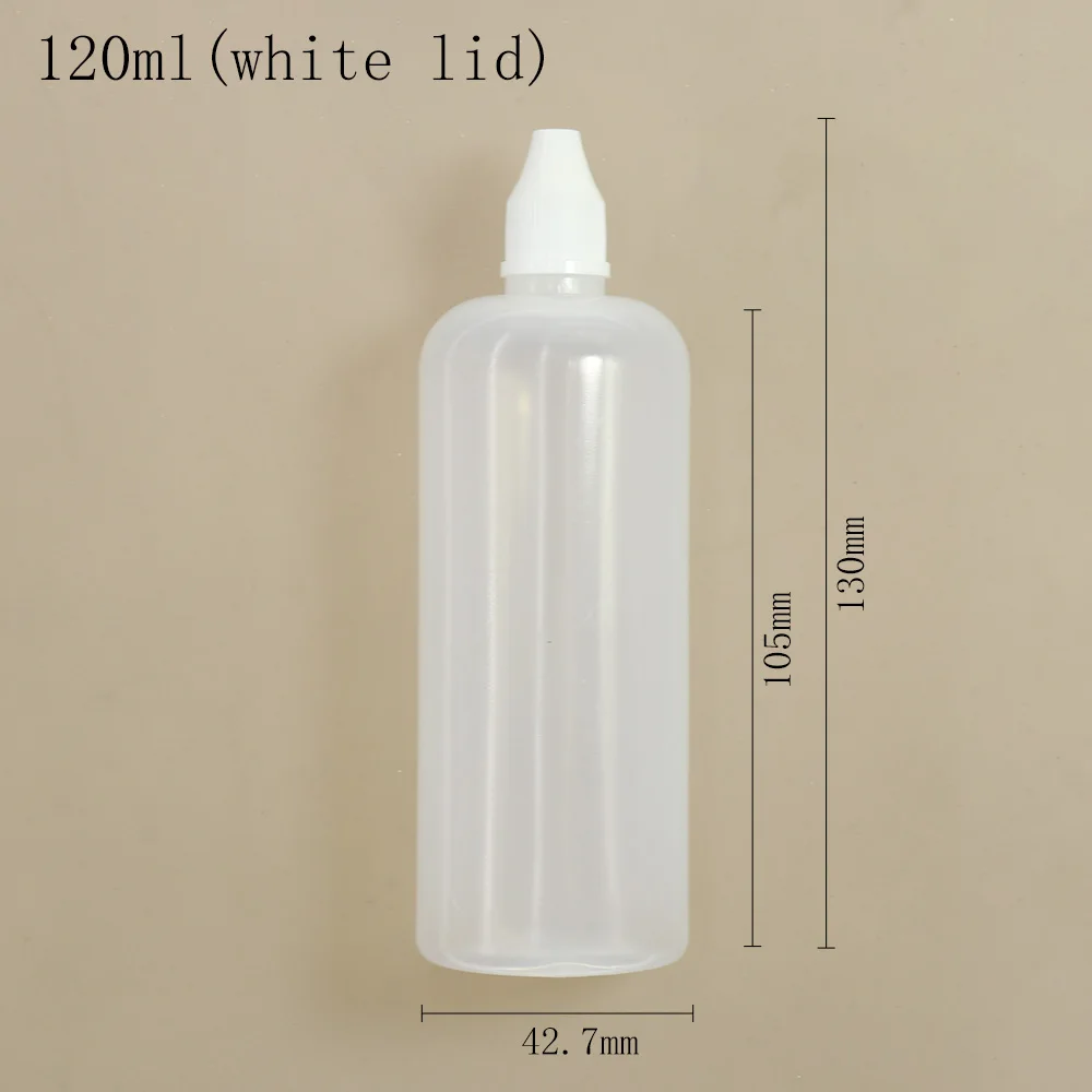 5ml/10ml/20ml/30ml/50ml/100ml/120ml Transparente Auslaufsichere Flüssigkeits-Tropfflaschen Nachfüllbare Leere Plastik-Quetschflaschen aus PE-Kunststoff – Detail 12