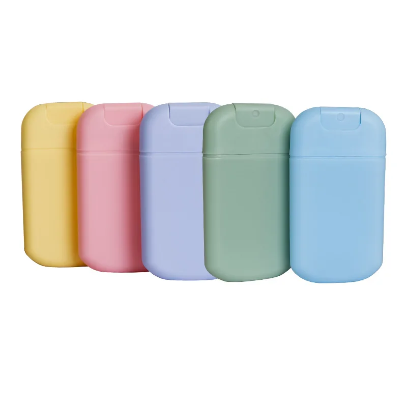 1-5Sets Portable Mini Refillable Fragrance Hand Sanitizer Alcohol Bottle with Spray Fragrance Pump Empty Cosmetic Container Tool