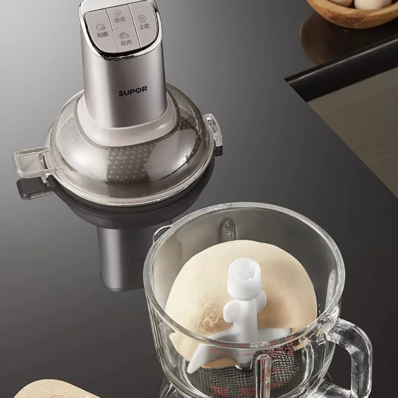 Meat grinder household fully automatic multi-function dough kneading machine electric small cooking mixer