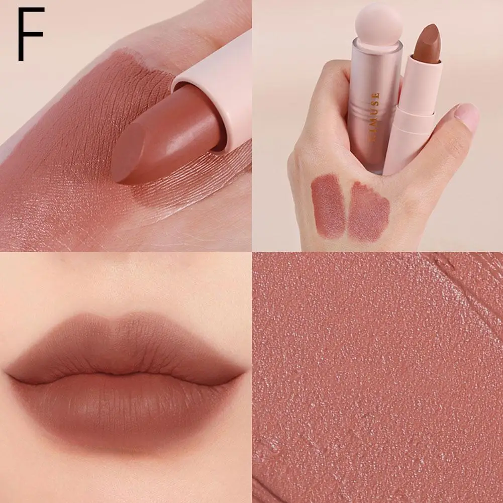 Rouge à Lèvres Longue Durée Résistant à l'Eau, Sans Taches, Teinte Velours Classique, Finition Pigmentée, Maquillage 402, H5I1, 256