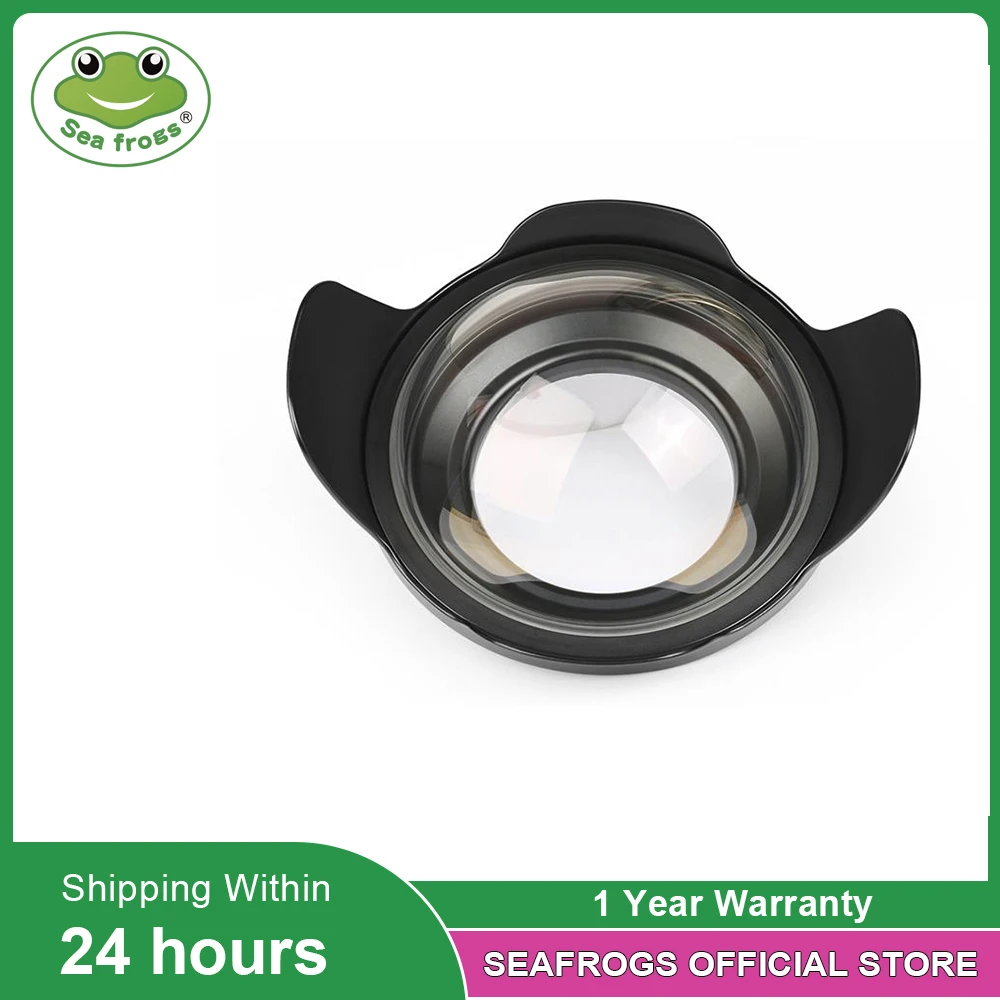 

Seafrogs 180cm Glass Dome Port SF180-23002 For Aluminum Alloy Case A7M4 A7R5 X-T5 GFX100Ⅱ EOS-R6Ⅱ