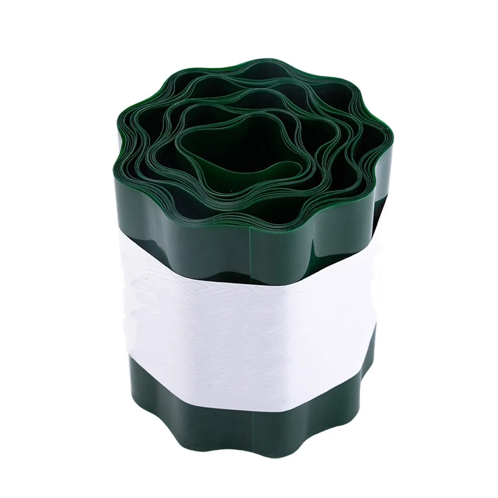 

Bendable Plastic Garden Fence Moisture-resistant Weatherproof Corrugated Fence Cuttable Lawn Border Fence Flower Arrangement