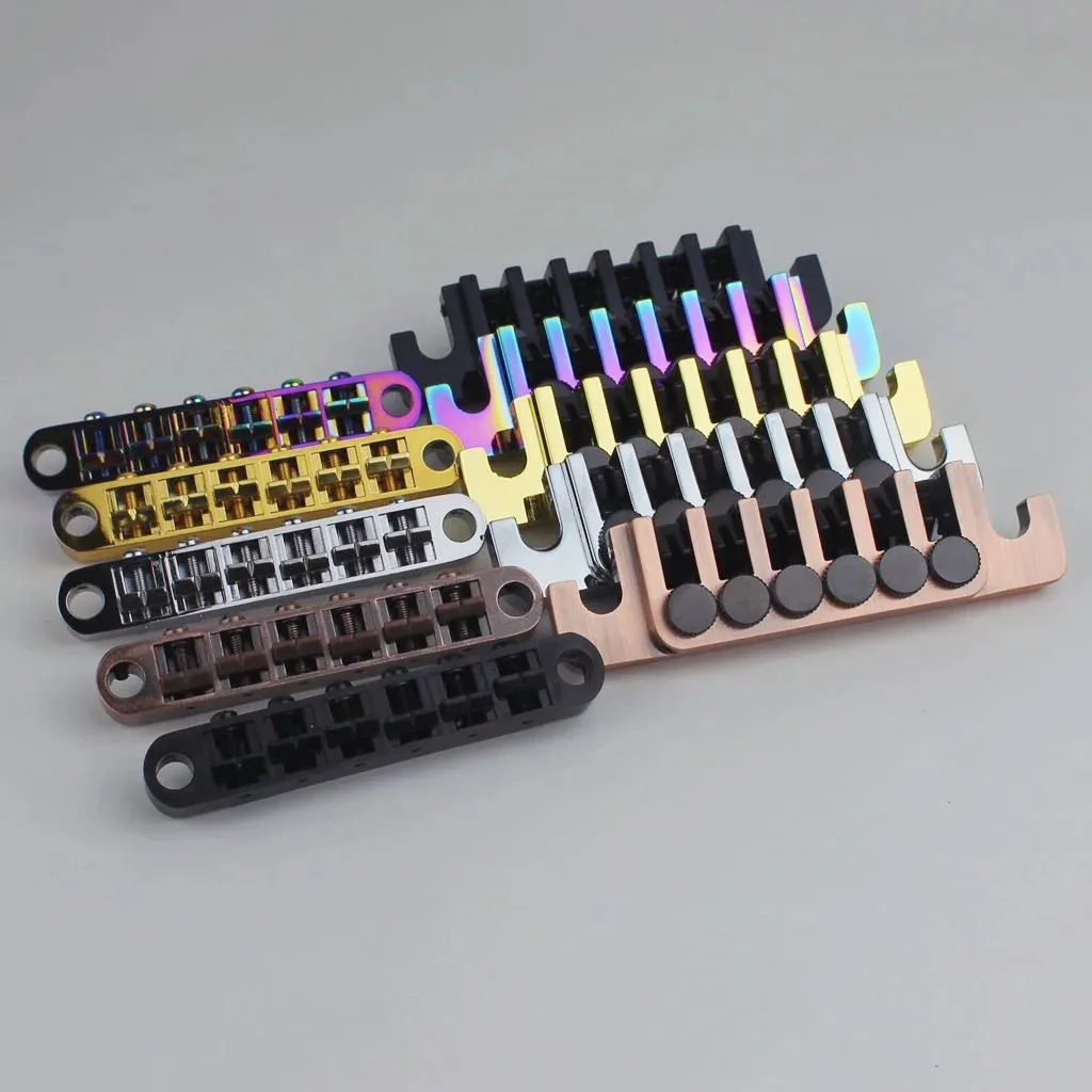 Guitar Saddle Bridge - Tune-O-Matic Bridges GM003 +Vintage TP6 Tailpiece Five Colours Available