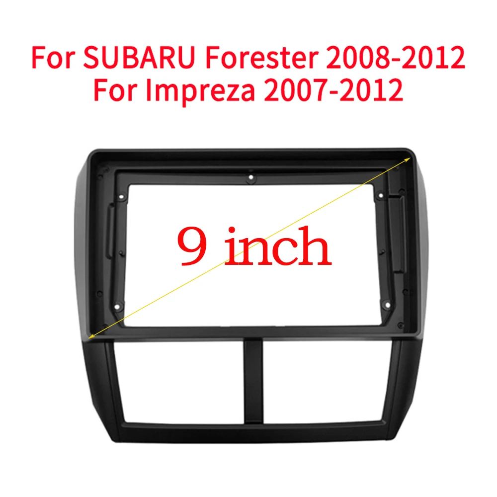 9-inch car navigation panel for Subaru Forester 2008-2012 auto parts car interior trim panel dashboard fascia frame