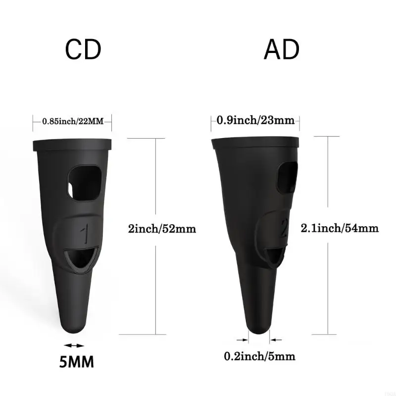 19QA Tái sử dụng Silicone Finger Guard Finger Finger Cots cho thiết bị động