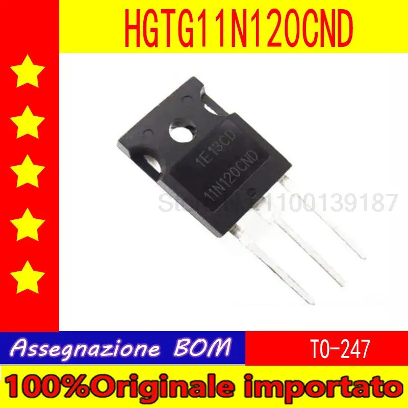 

10 шт./лот HGTG11N120CND G11N120CN 11N120CND TO-247 IGBT полевой эффект MOS трубка 43A 1200V