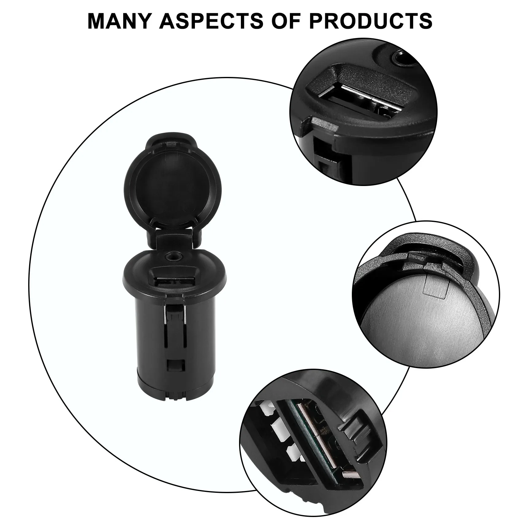 #85M Car Male USB AUX Cable Set for Peugeot 206 207 307 for Citroen C3 C4,for Citroen USB AUX,(ABS)