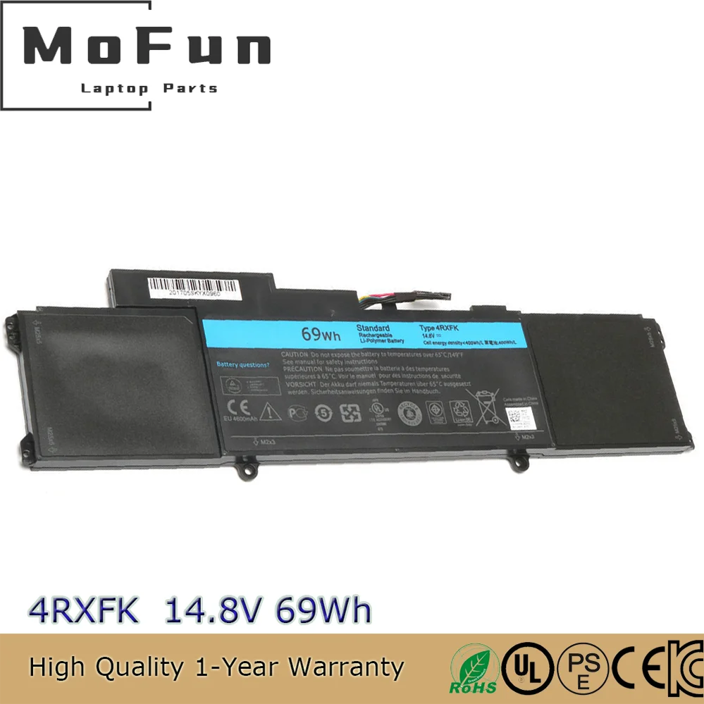 

Original 4RXFK 14.8V 69Wh Laptop Battery for Dell XPS L421x 14-L421x Series L412Z FFK56 C1JKH
