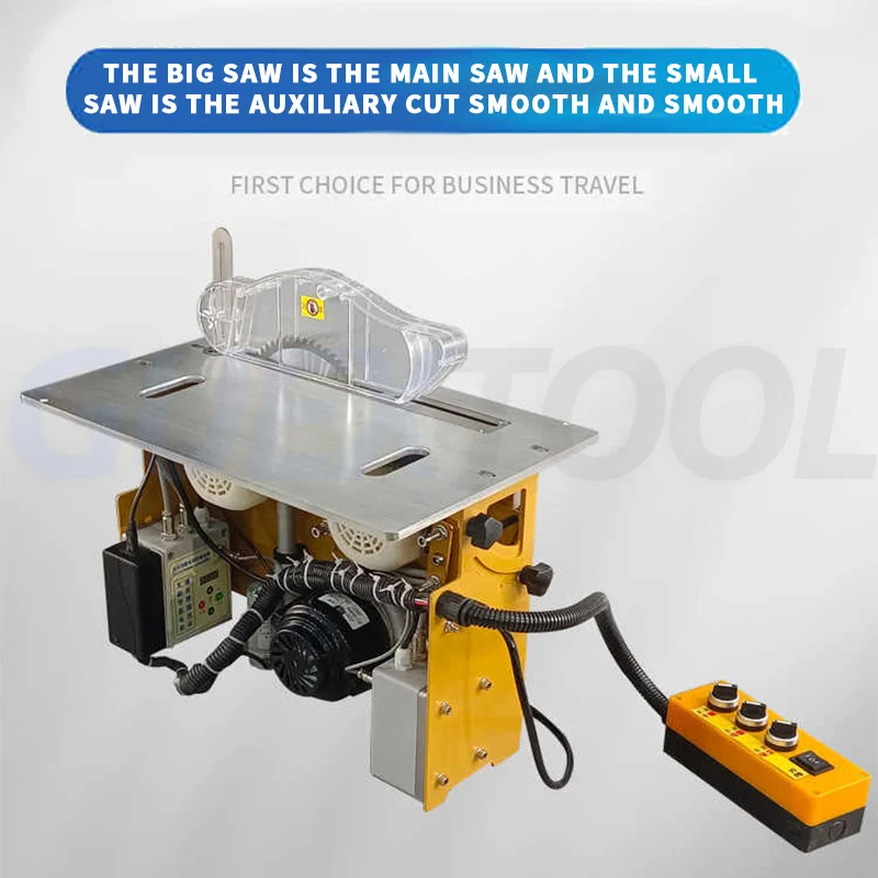 Dust-Free Composite Saw Woodworking Table Saw 3000W Sliding Table Saw Machinery Sliding sawmill for Cutting Wooden Floors