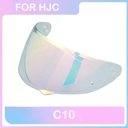 Visor for HJC C10 Motorcycle Helmet Lens Replacement Shields Anti-UV Casco Moto Colorful Faceshield Accessories