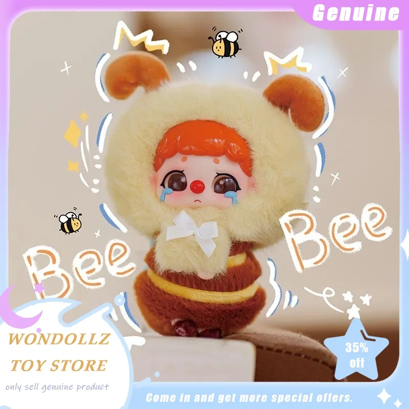 

New Baby Three Little Dazed Kiki Plush Zoo Series Blind Box Kawaii Виниловая плюшевая кукла Сумка Подвеска Декор Модная игрушка для девочек Детский подарок
