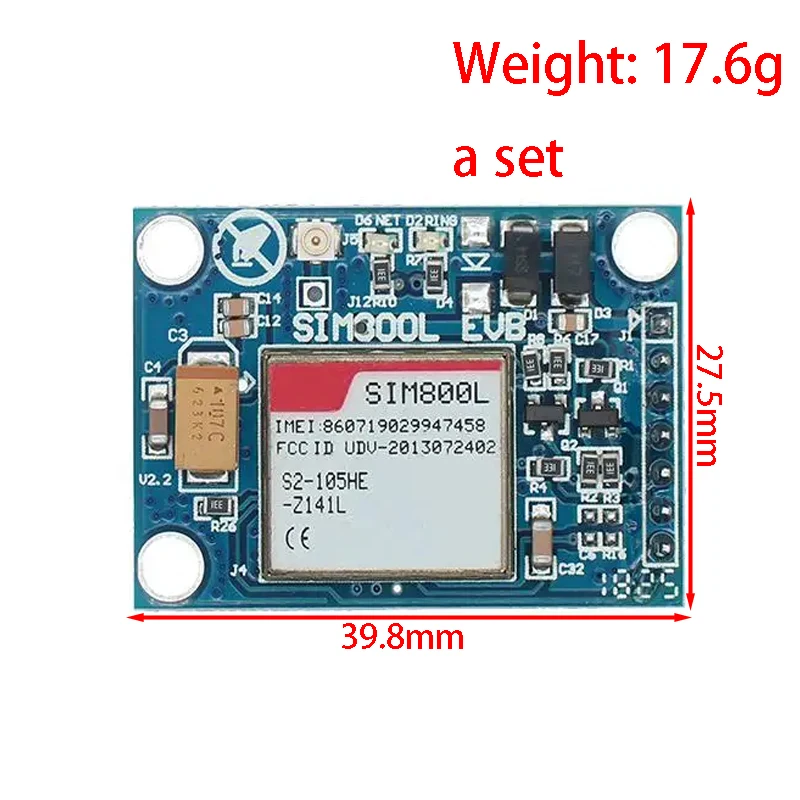 SIM800L module SMS data GSM GPRS 4 frequency available 5V serial port