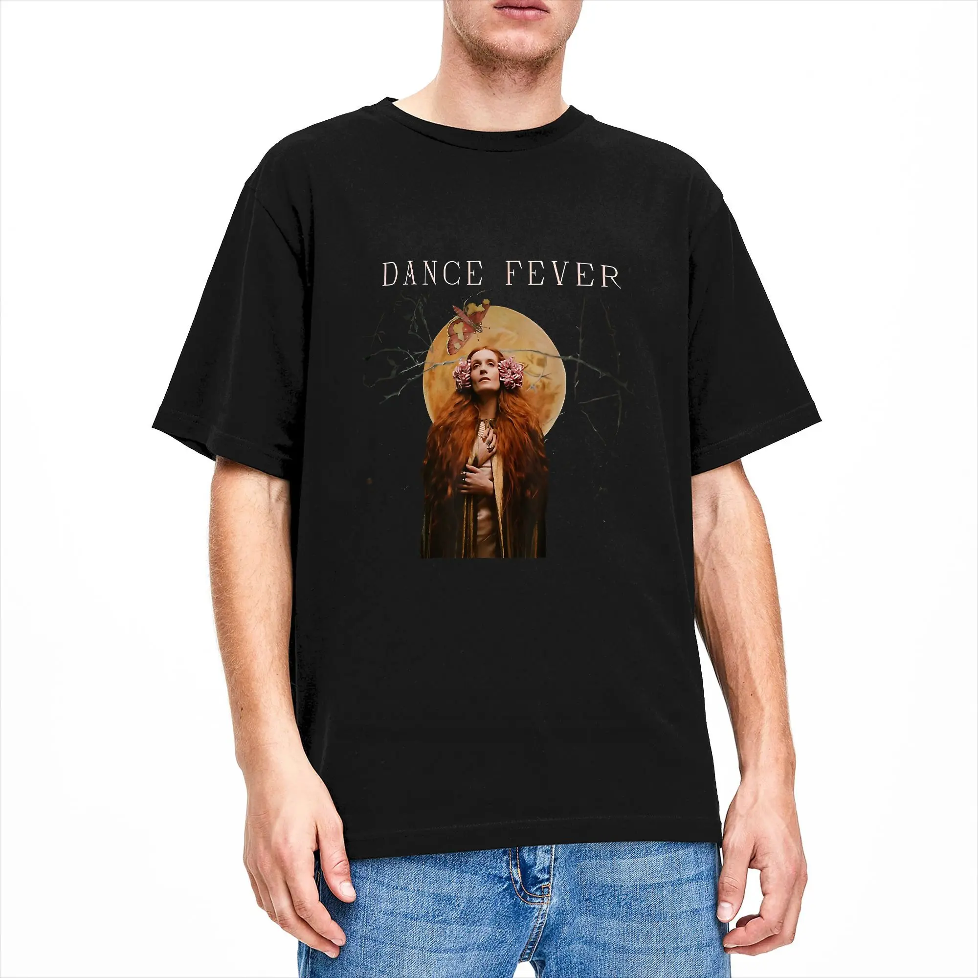 Florence + The Machine Everybody Scream Tour T Shirt Summer T Shirts Man Cotton O Neck 4XL 5XL 6XL Clothing Short-Sleeved Tshirt