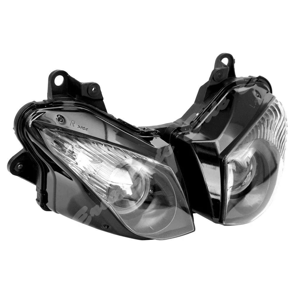

Передняя фара в сборе для мотоцикла Kawasaki Ninja ZX6R 2009-2012, ZX10R 2008-2010, с прозрачной линзой