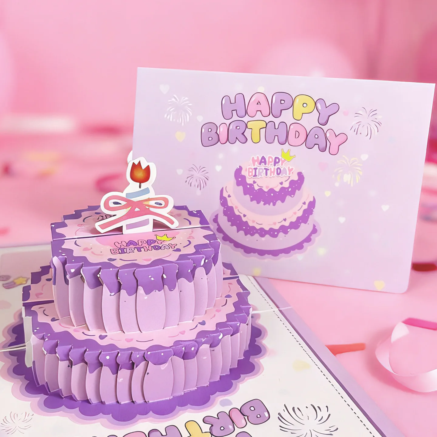 

3D Birthday Cake Greeting Card with Music and Lights: A Luxurious “Happy Birthday” Gift in an Envelope