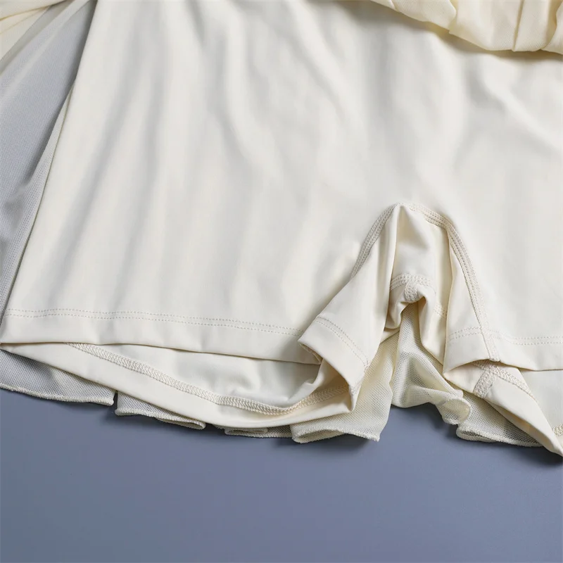 Corsa Sport Fitness Yoga Gonna da tennis Donna Mezza gonna a pieghe Ragazze Una linea Gonne corte Estate Abbigliamento donna Streetwear