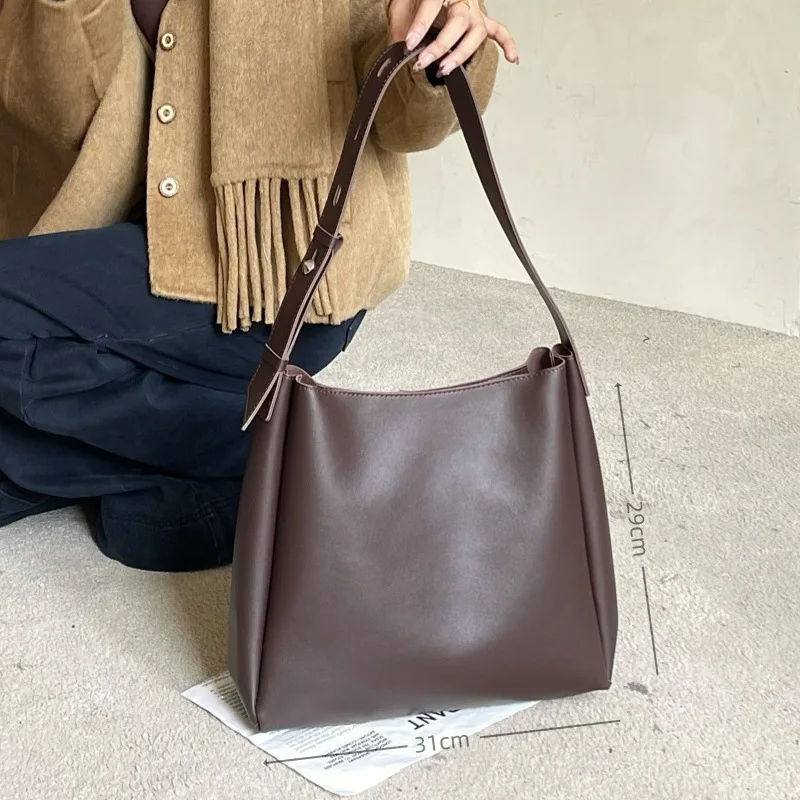 

Vintage Large Capacity Commuting Armpit Bag Crossbody Bag for Woman Shoulder Bag Designer Bags Purse and Handbags Сумка Женская