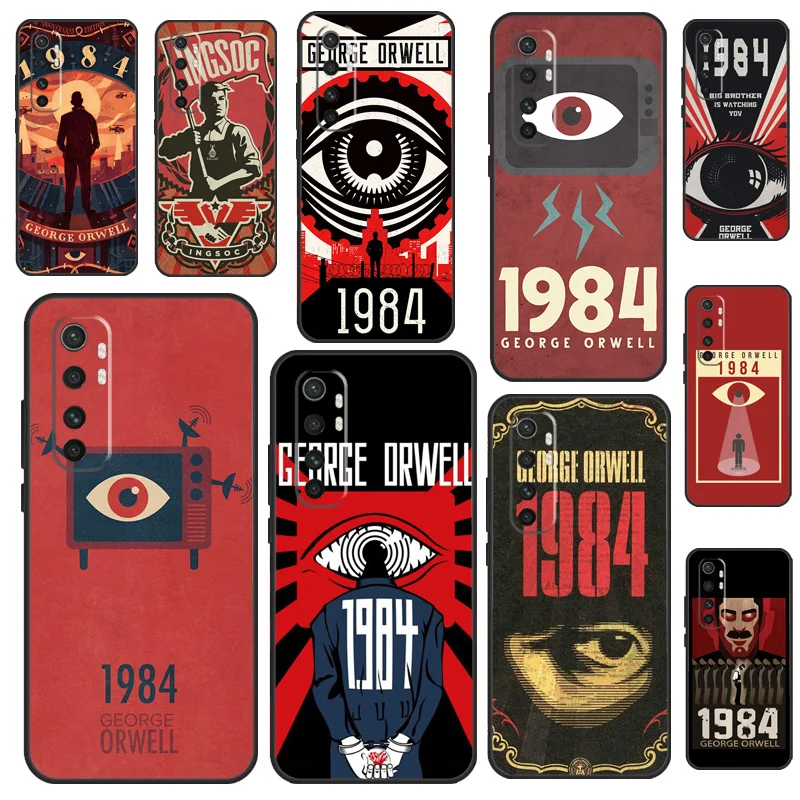 1984 George Orwell Book Novel Funda For Xiaomi 11T 12T 13T 14T Pro 13 14 15 Ultra POCO X7 Pro X3 X5 X6 F5 F6 M6 Pro Case