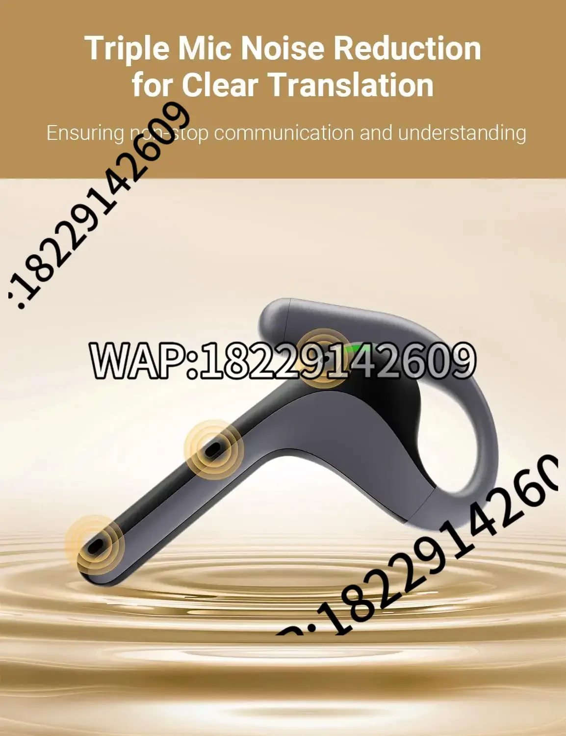 Timekettle W4 Pro AI Interpreter Translation Earbuds Bidirection Simultaneous Smart Translator Headset Device Travel Meeting