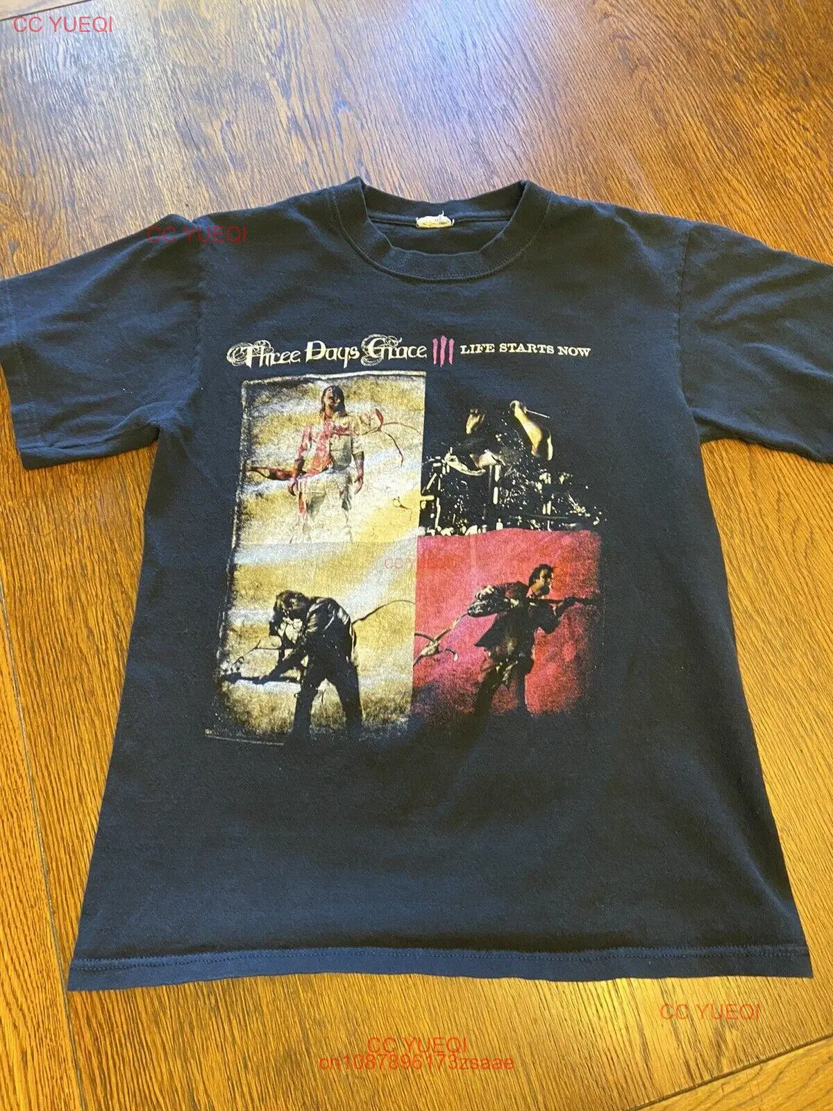 Рубашка с надписью Three Days Grace Life Start Now Sz S