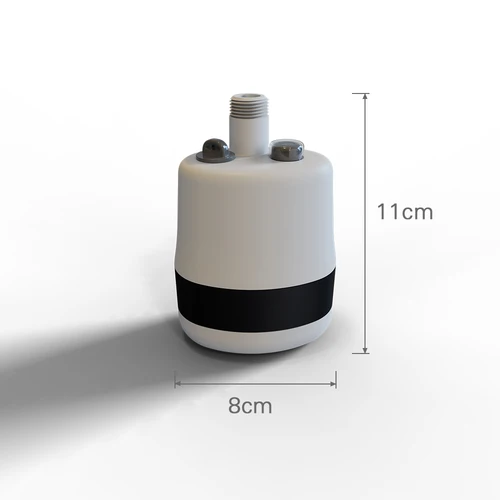 Imagen 2 del producto Ducha portátil para acampar, ducha exterior, ducha eléctrica de mano con batería, cabezal de ducha recargable de mano compacto para acampar