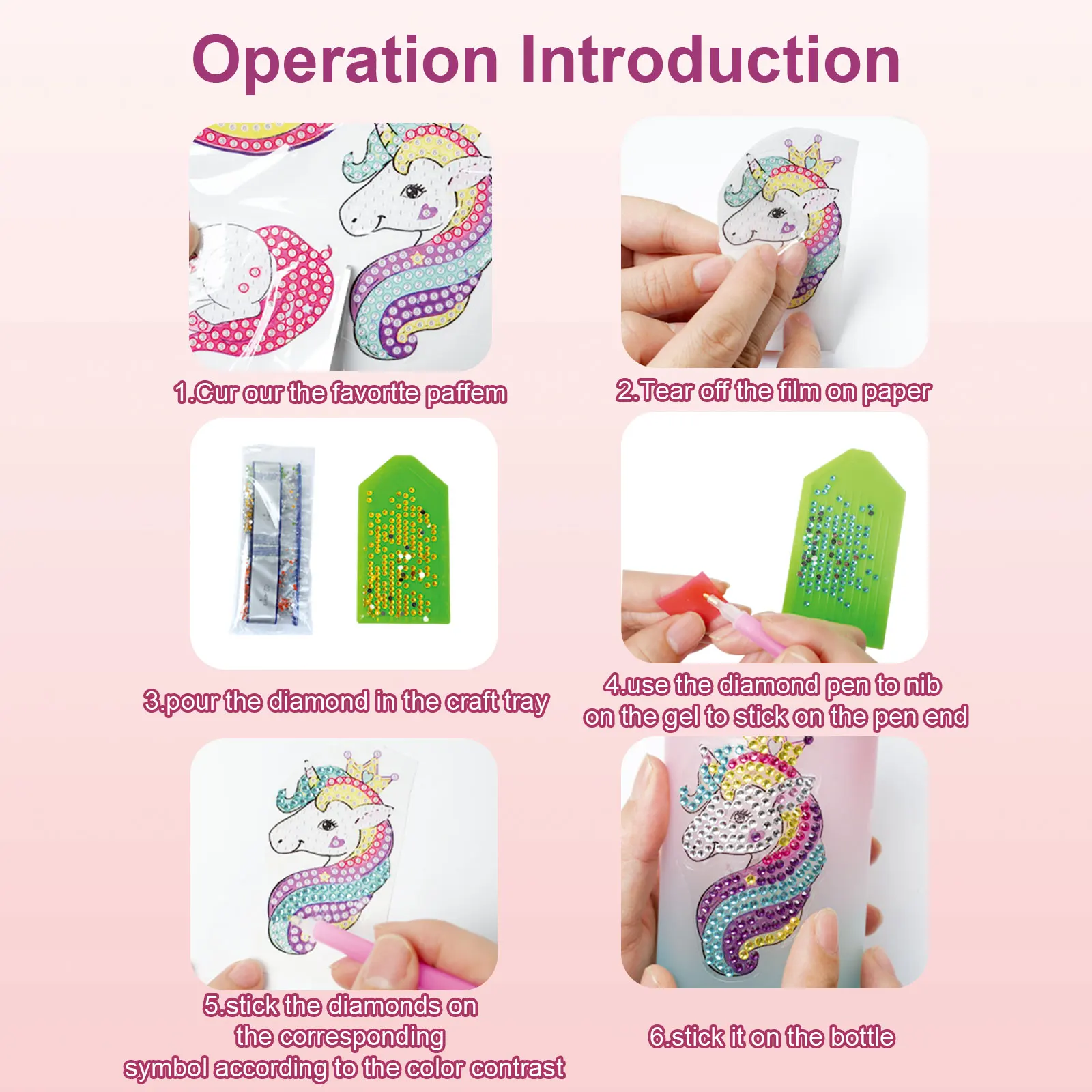 Decorate Your Own Water Bottle Kits for Girls Age 6-8-10,Mermaid Painting Crafts, Crafts Gifts Toys for Girls Birthday