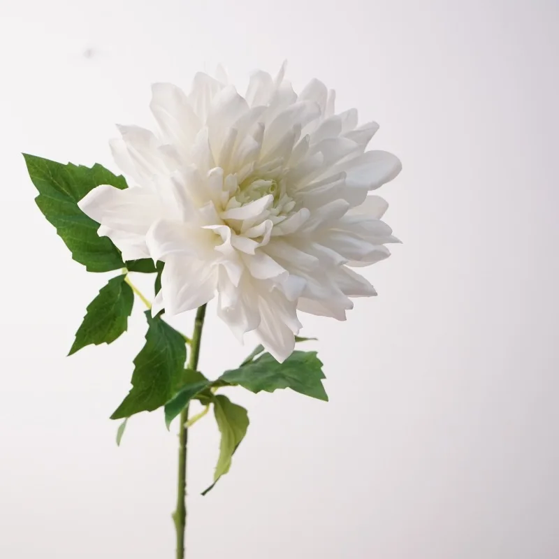 4 Stück Real Touch Dahlie Feuchtigkeitsspendende Kunstblumen Hochzeitsdekoration Künstliche Dahlienblumen Heimdekoration Partytisch-Display Blumenarrangement – Detail 4