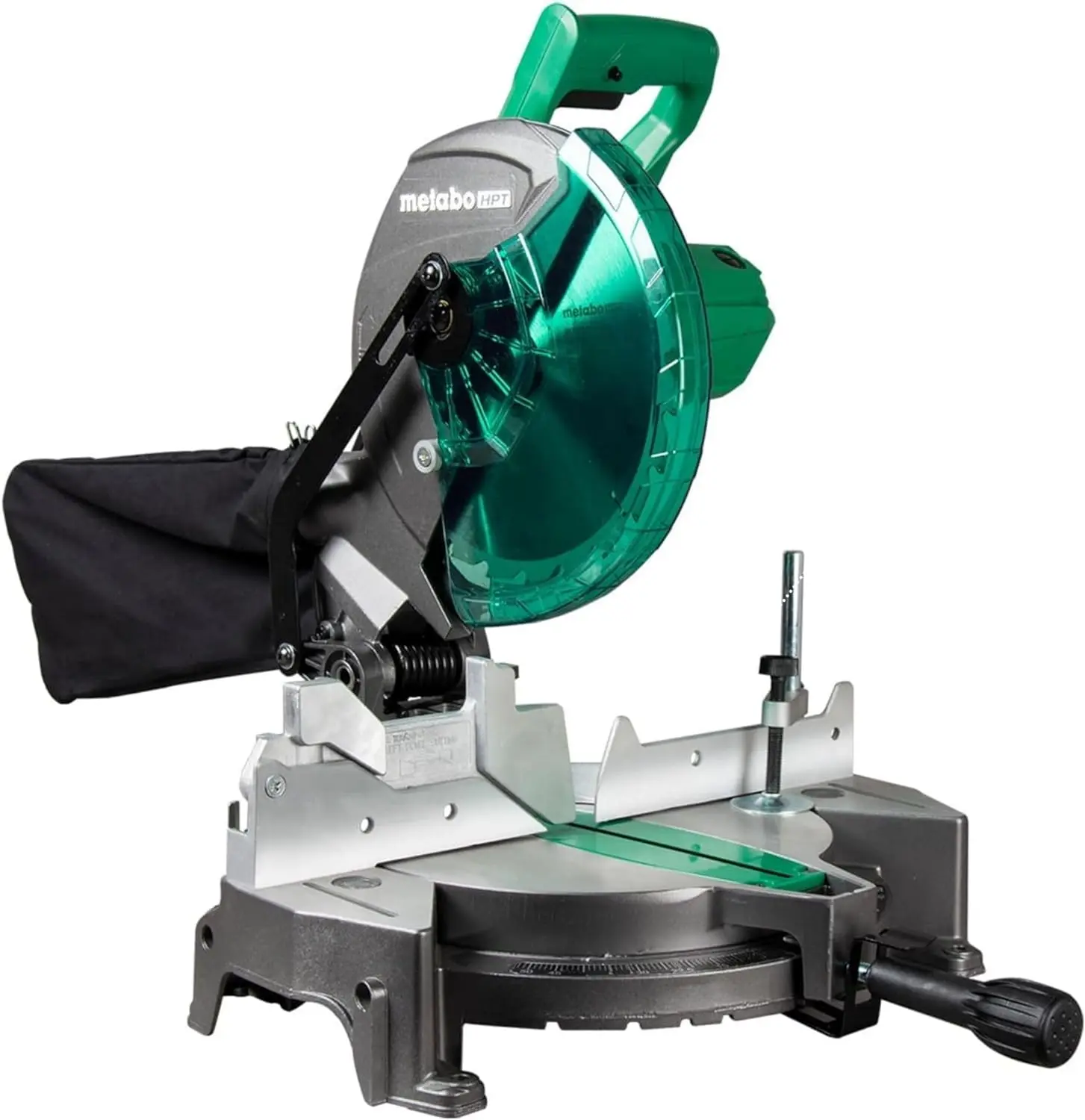 

Metabo HPT Compound Miter Saw 10-Inch Single Bevel 15-Amp Motor | 0-52° Miter Angle Range 0-45° Bevel Range Large Table