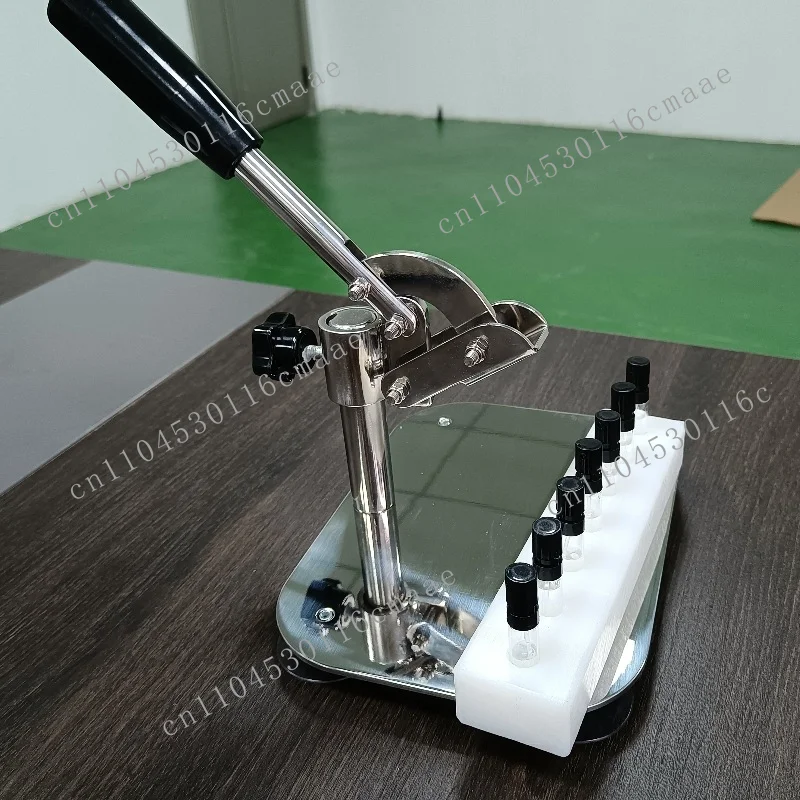 Glass Perfume Crimping Machine Hand Operation Capper Cap-locking Snap on Bottle Capping Machine Easy Quick 2ml 3ml 5ml 10ml
