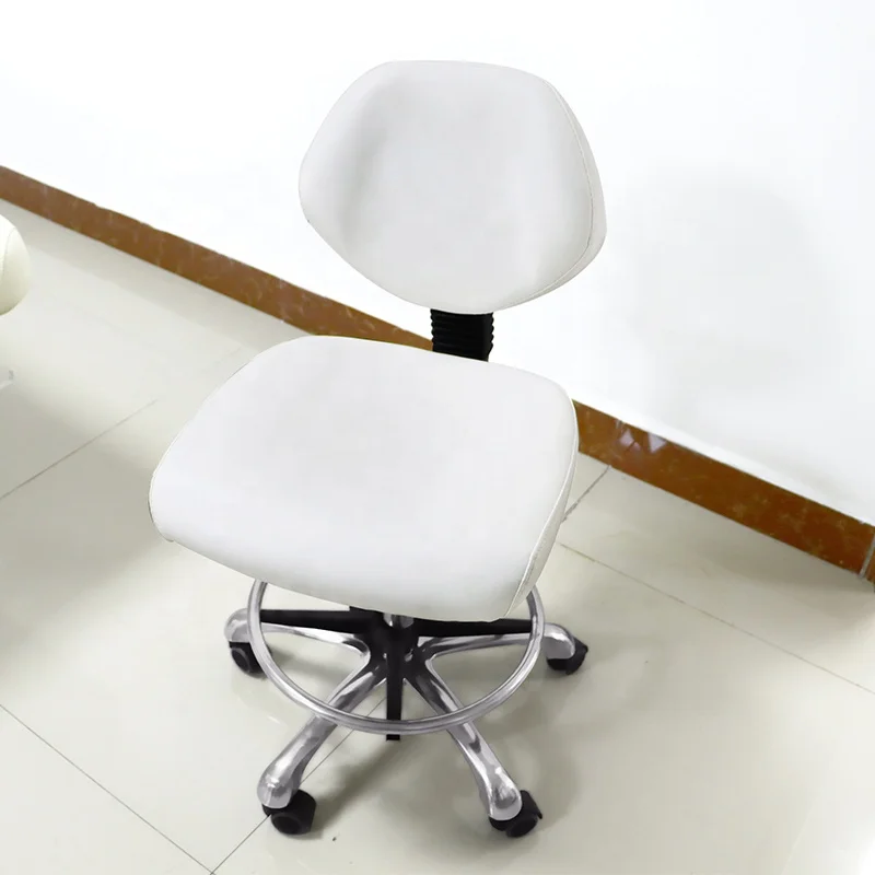 Ergonomic Beauty Salon Cosmetic Stool Barber Eyelash Extension Facial Stool Hospital Medical Assistant Saddle Chair