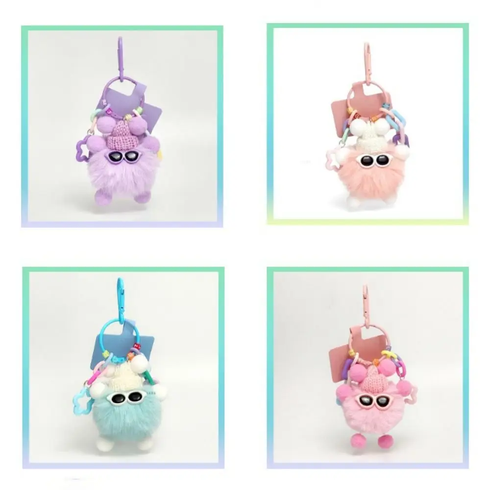 Süße Geschenke Liebhaber Elf Rex Kaninchen Haar Mode Diy Paare Schlüsselanhänger Kawaii Telefon Lanyard