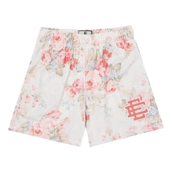 New Summer Eric emanmanuel EE Basic Mesh Short Classic Floral Printed Gym Shorts pantaloncini da spiaggia sportivi da basket da palestra da uomo