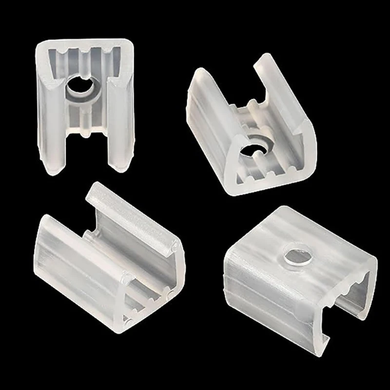 Met Schroef 5 MM-20 MM LED Strip Sluiting Plastic Fix Clips Houder Connector Keuken Verlichting Accessoires Voor Waterdichte Neon Lamp