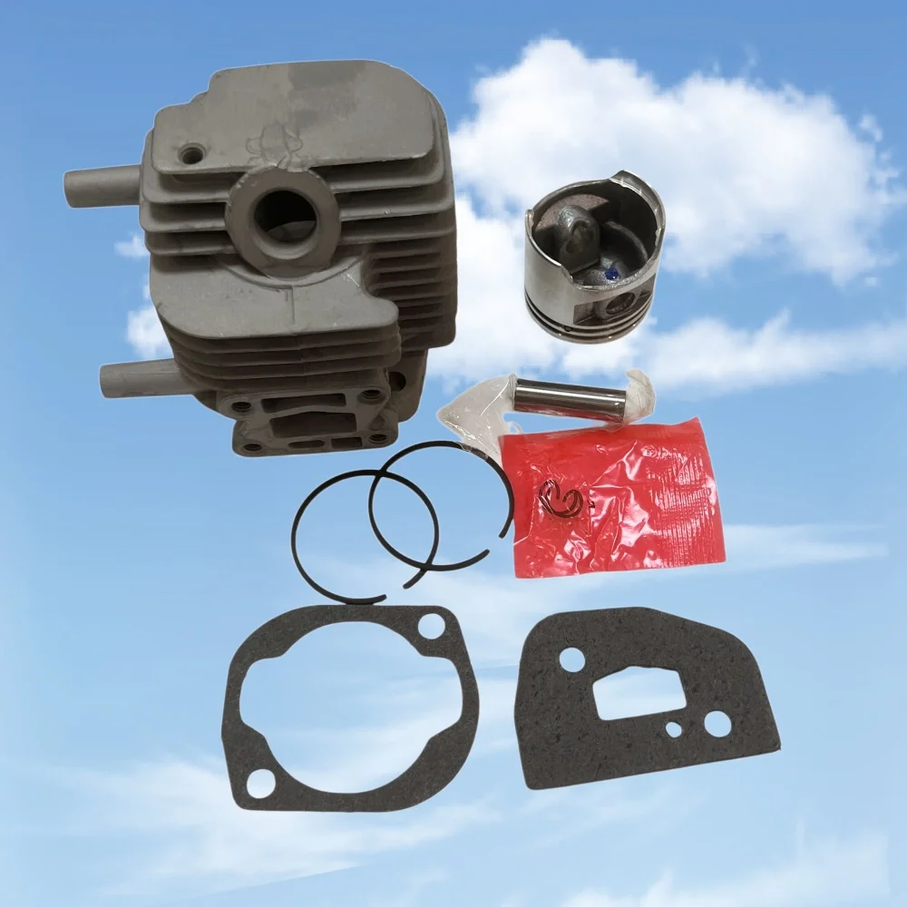 Cylinder Piston Kit For Makita RBC2511 EM2500L EM2500U EM2500UG Dolmar LT-250 MS-220 MS-250 MS-24C MS-24U