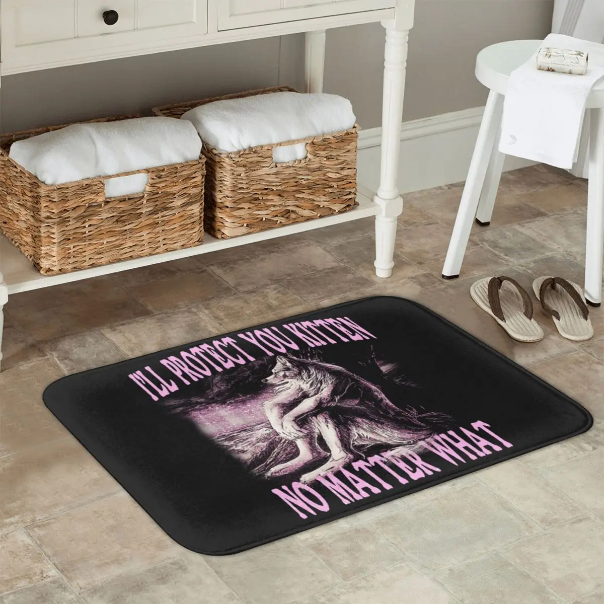 

Противоскользящий коврик Wolf Ripping Alpha Wolf Werewolf, напольный коврик, ковер для кухни, входа, дома, спальни, коврики для ног