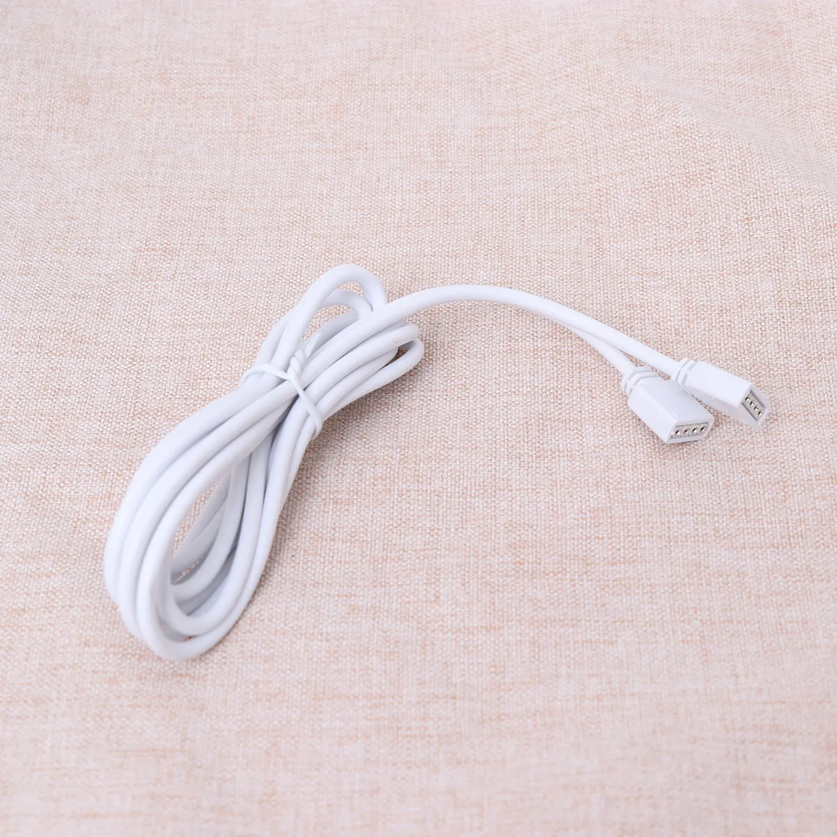 4Pcs 2M Rgb Extension Cord for LED Light Strips Smd 5050 3528 Compatible Plug and Play Installation No Welding Soldering