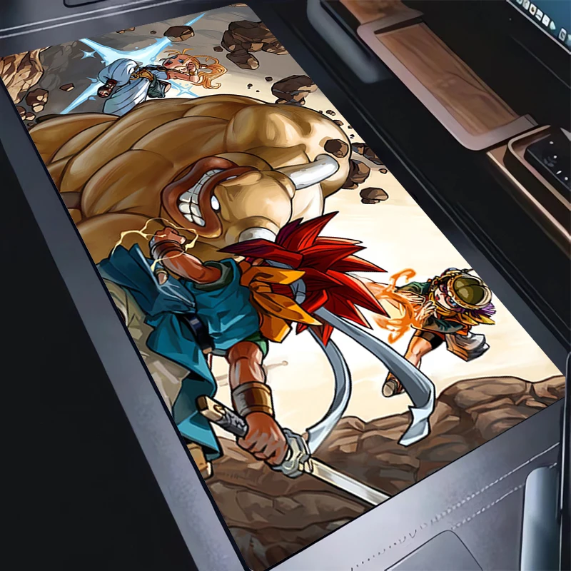 Muismat Laptop Pixel Art Forest HD Print Muismat Computer Anime C-chrono Trigger Toetsenbord Pad PC Gaming Gamer Bureau Muismat