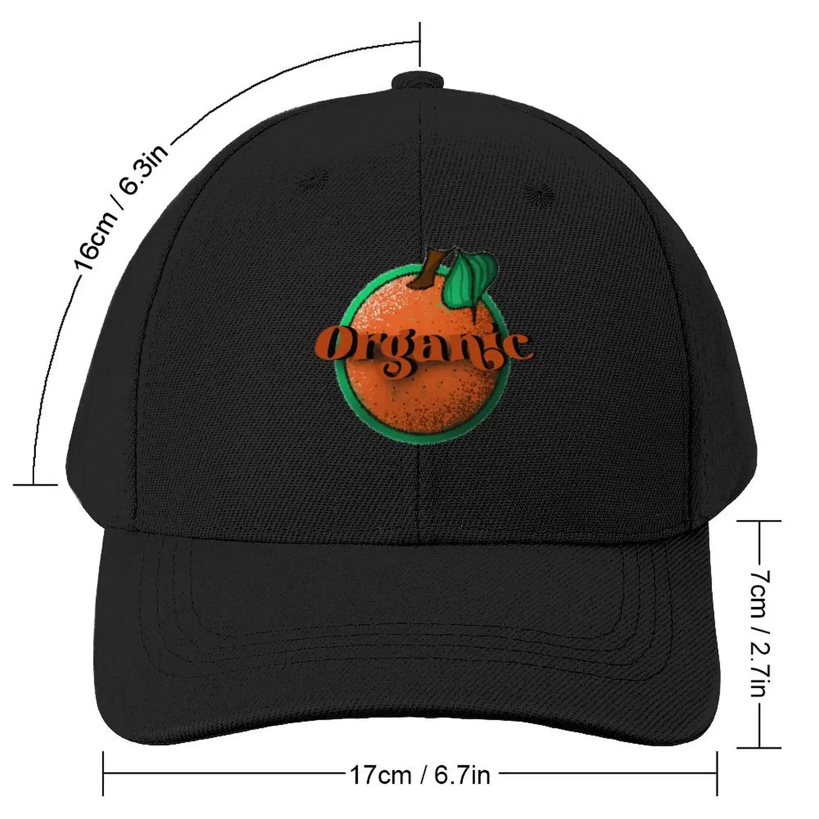 The Organic Orange Logo Baseball Cap Icon Cosplay |-F-| Female Men's