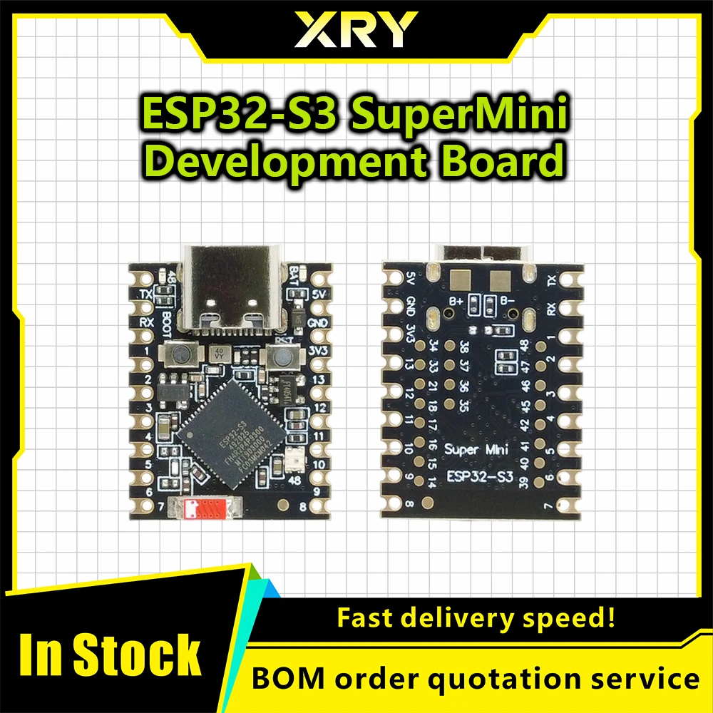Tablero DE DESARROLLO ESP32-S3 Supermini WiFi Bluetooth 5,0 Ultra pequeño tamaño ESP32 S3 ESP32-S3FH4R2 para Arduino para microp