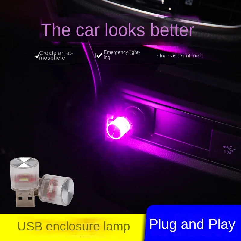 Car Usb Car Interior Decoration Led Car Atmosphere Light Wireless Wireless Change Decoration All Products Colorful Small Light