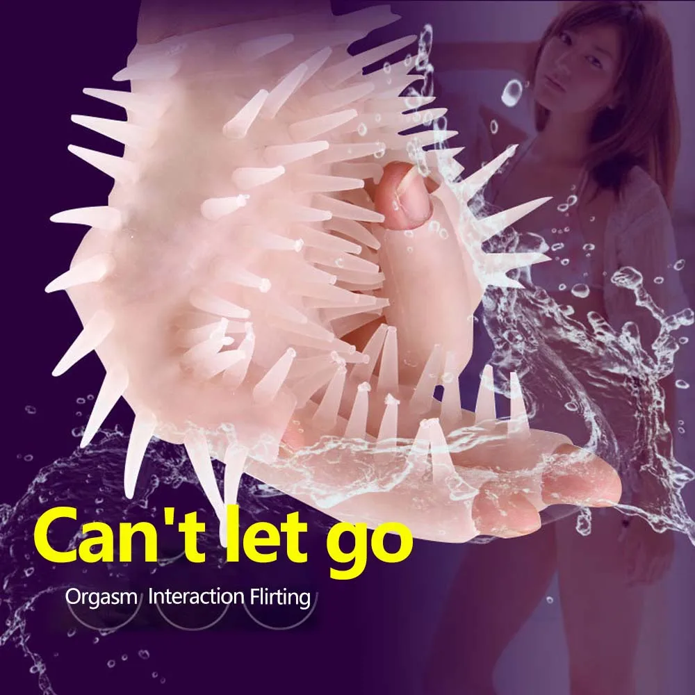 قفازات جنسية سيليكون تدليك القضيب قفازات جنسية للاستمناء أطراف أصابع الأظافر يمزح ألعاب الكبار زوجين الجنس لعب الملحقات